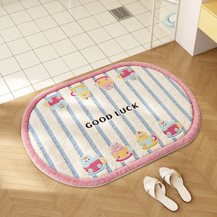 Cozy Woven Bathroom Rug