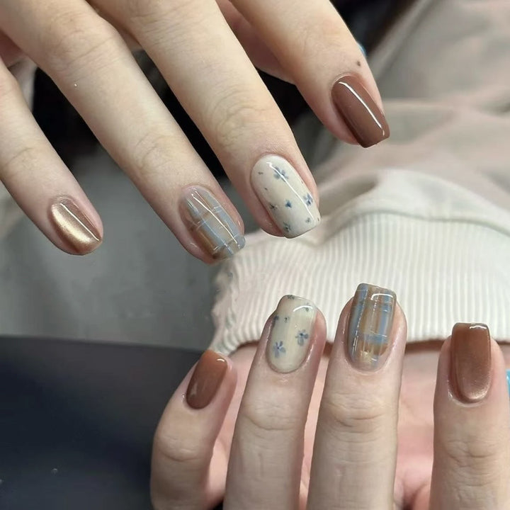 Decorative Press-On Nail Set 1790745746