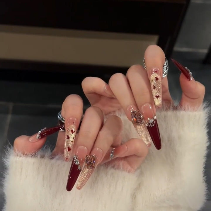 Glamorous Themed 3D Nail Art Extensions Stornfield