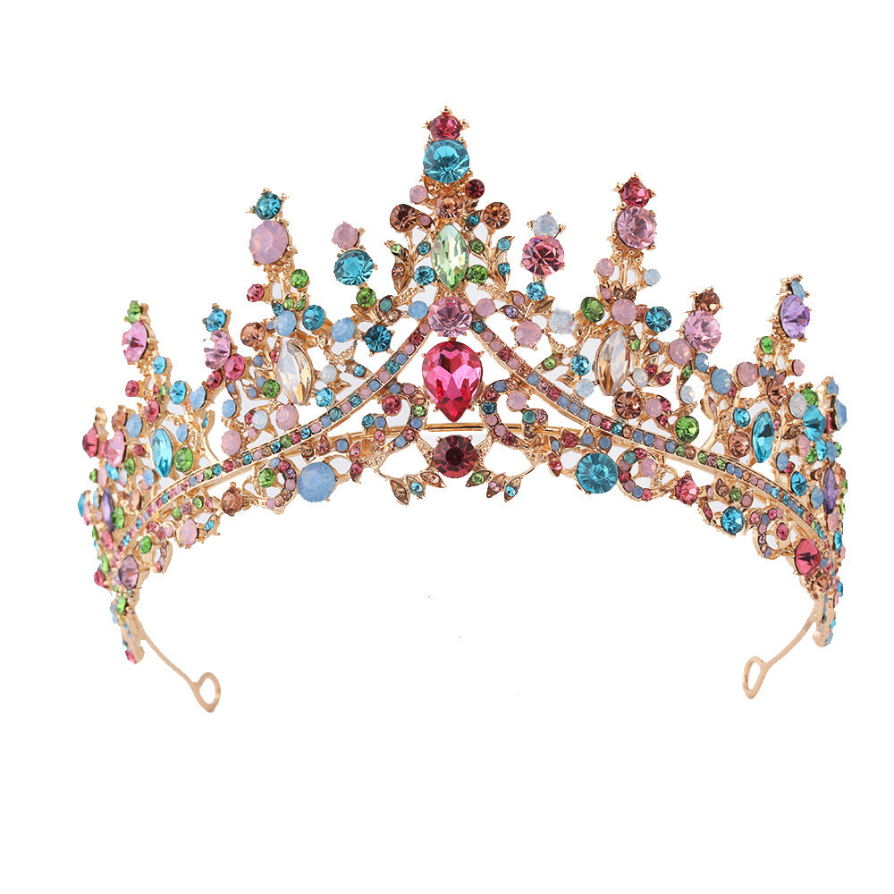 Ladies Rhinestone Tiara with Sparkling Gemstones Stornfield
