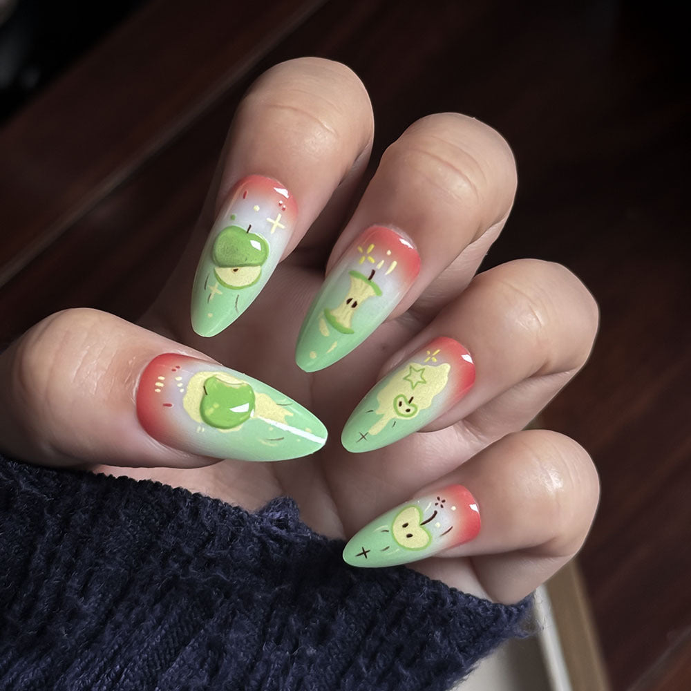 Whimsical Cute Character Press-On Nails Stornfield