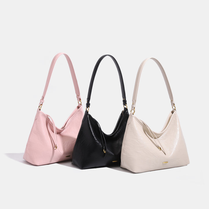 Stylish Soft Leather Hobo Bag