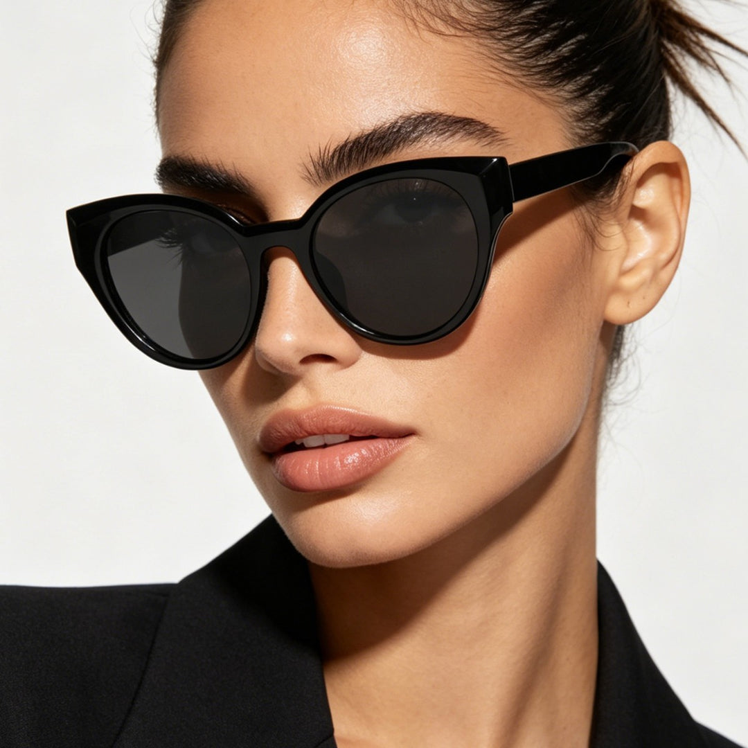 Women's stylish sunglasses with elegant transparent frame Stornfield