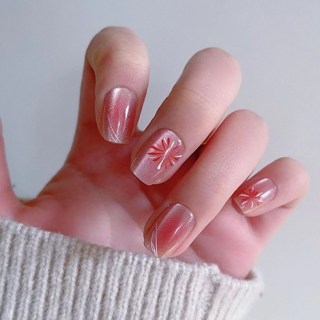 Premium Glitter Press-On Nail Set Stornfield