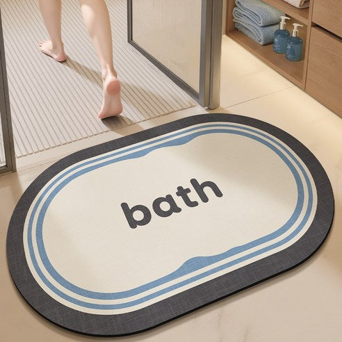 Cute Bunny-Themed Bath Mat