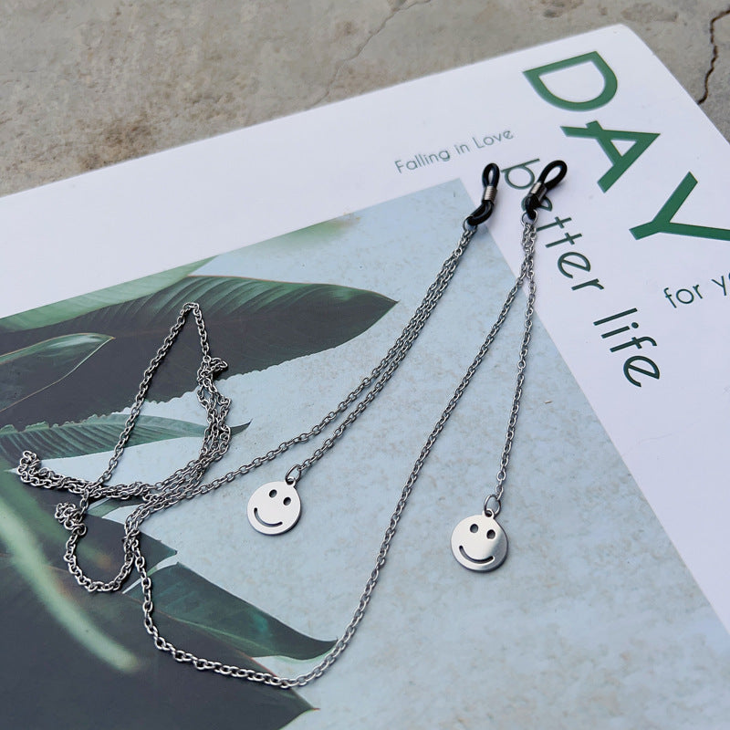 Chic Smiley Face Eyewear Chain Stornfield