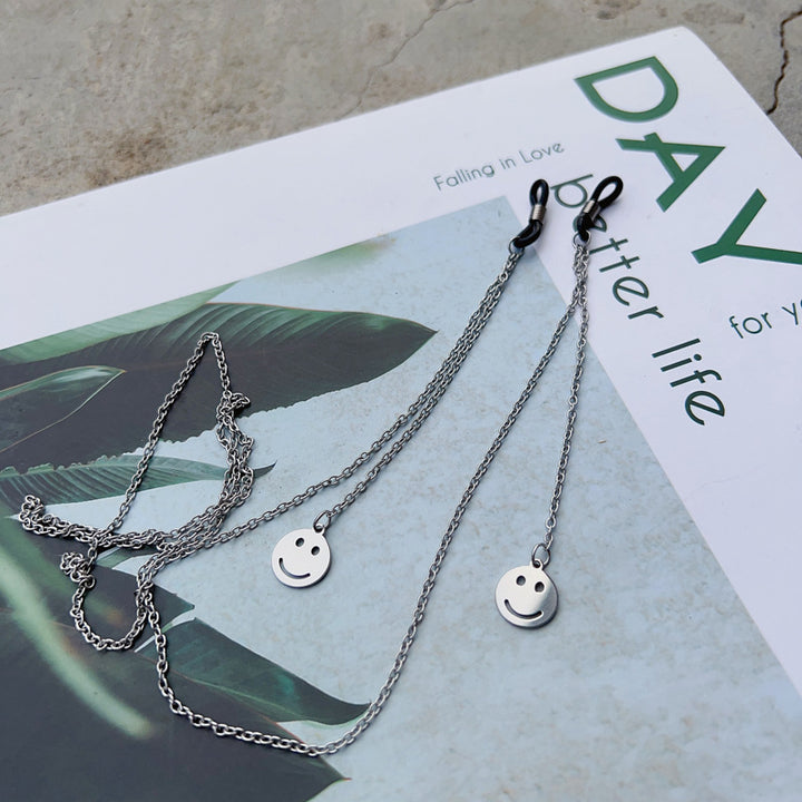 Chic Smiley Face Eyewear Chain Stornfield