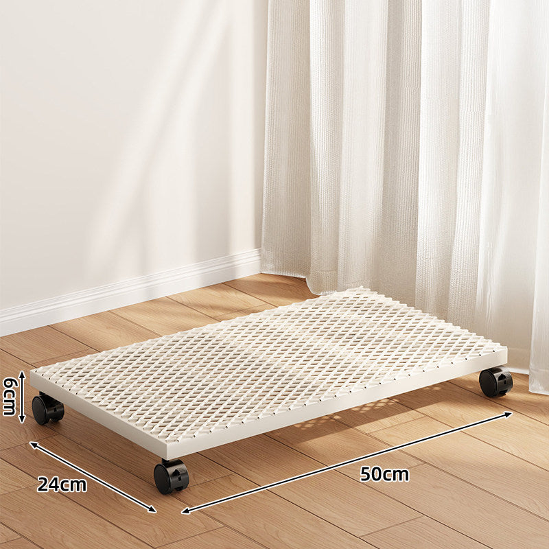 Low-Profile Round Plant Pot Dolly with 360° Swivel Casters