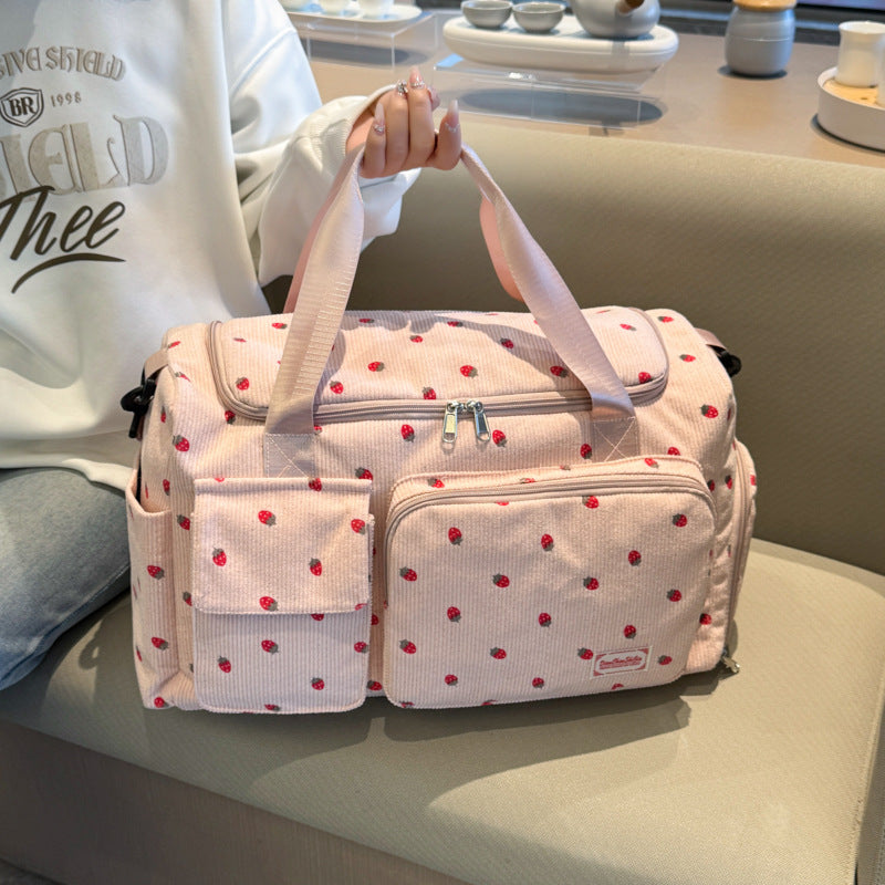 Sporty Travel Bag With Multifunctional Pockets Stornfield