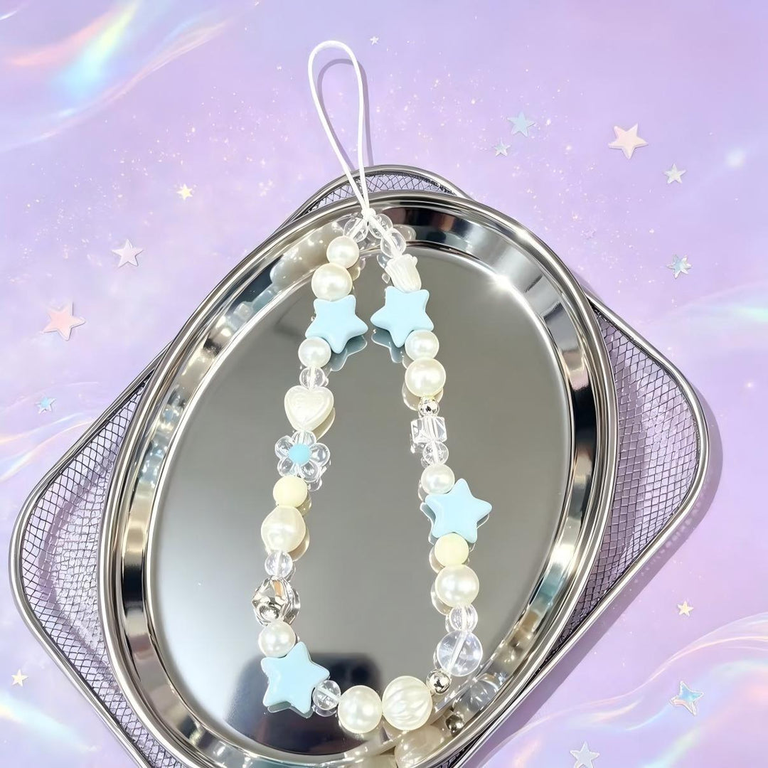 Decorative Star and Pearl Phone Charm Stornfield