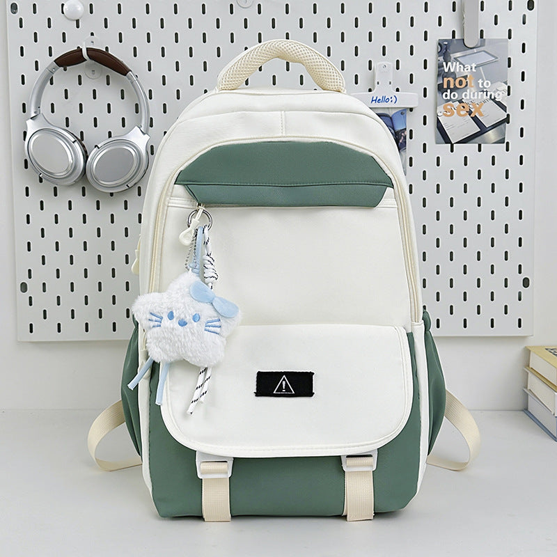 Stylish Multi-Functional Backpack with Plush Keychain Stornfield