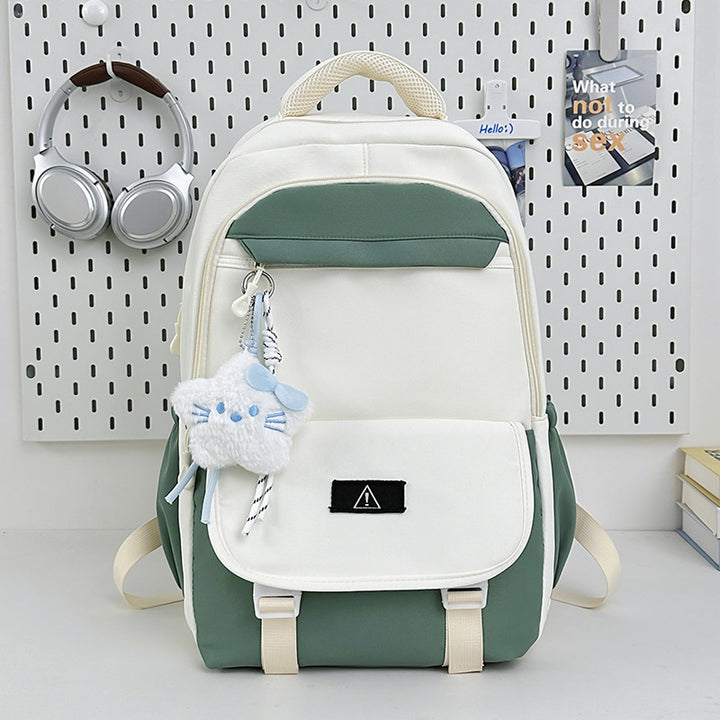 Stylish Multi-Functional Backpack with Plush Keychain Stornfield