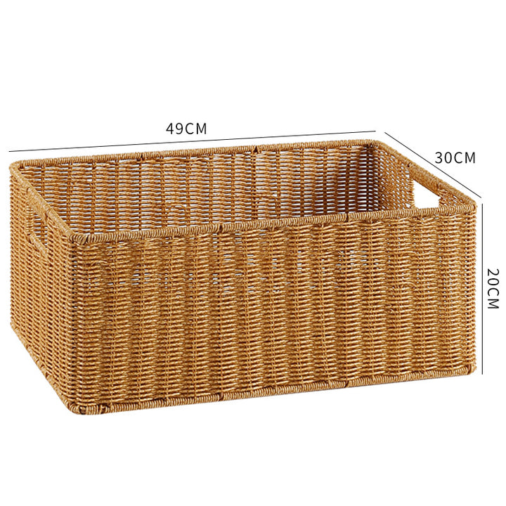 Rectangular Woven Storage Basket Stornfield
