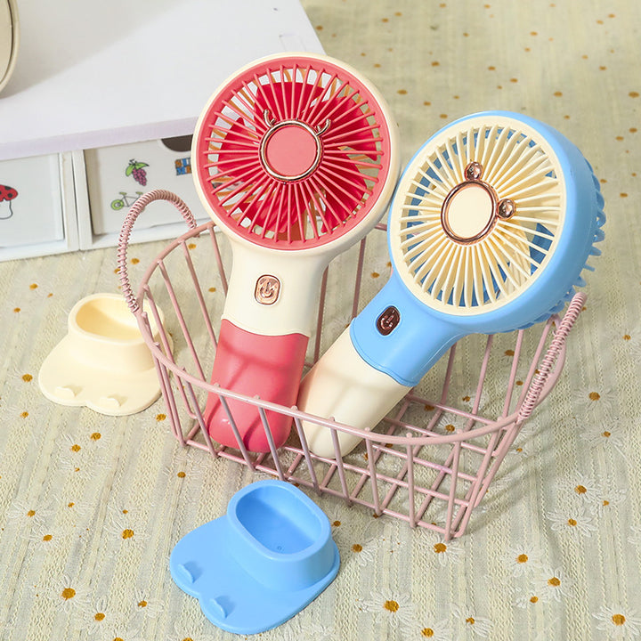 Women Portable Hand Fan with Innovative Animal Design Stornfield