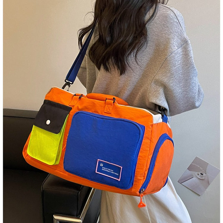 Multi-Compartment Utility Duffel Bag