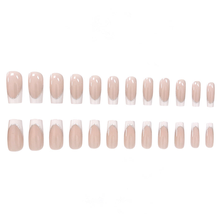 Elegant French Tip Acrylic Nail Enhancements Stornfield 1789915911