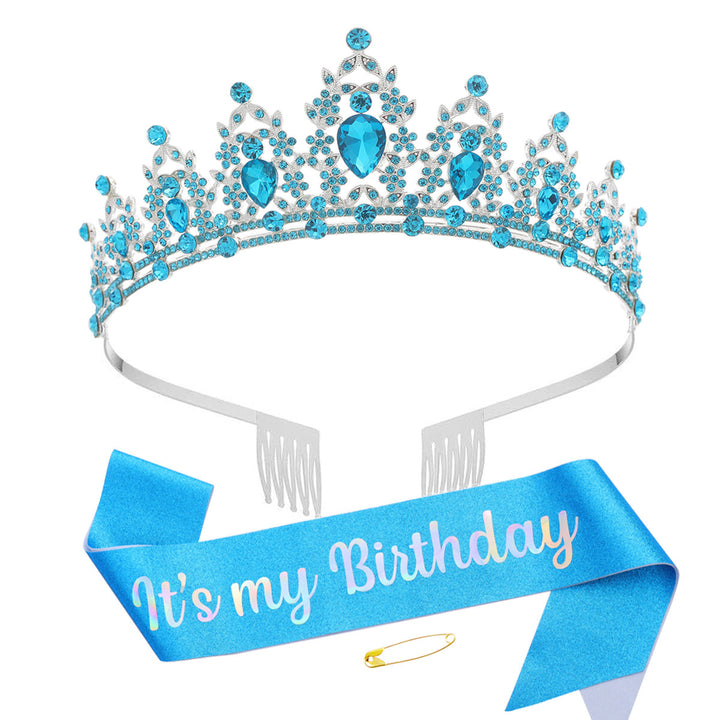 Women's black embellished tiara with elegant design Stornfield