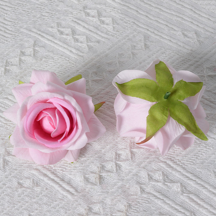 Elegant Fabric Rose Hair Clip