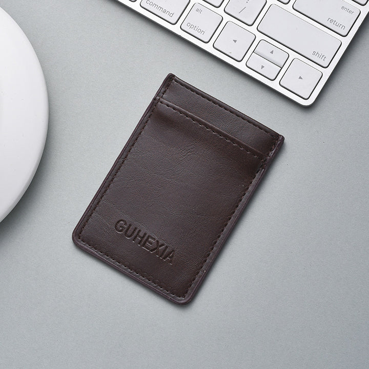 Sleek Leather Card Holder Stornfield
