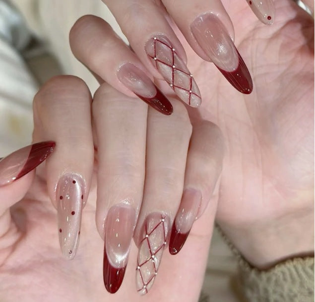 Elegant Stiletto Nail Art Enhancements Stornfield