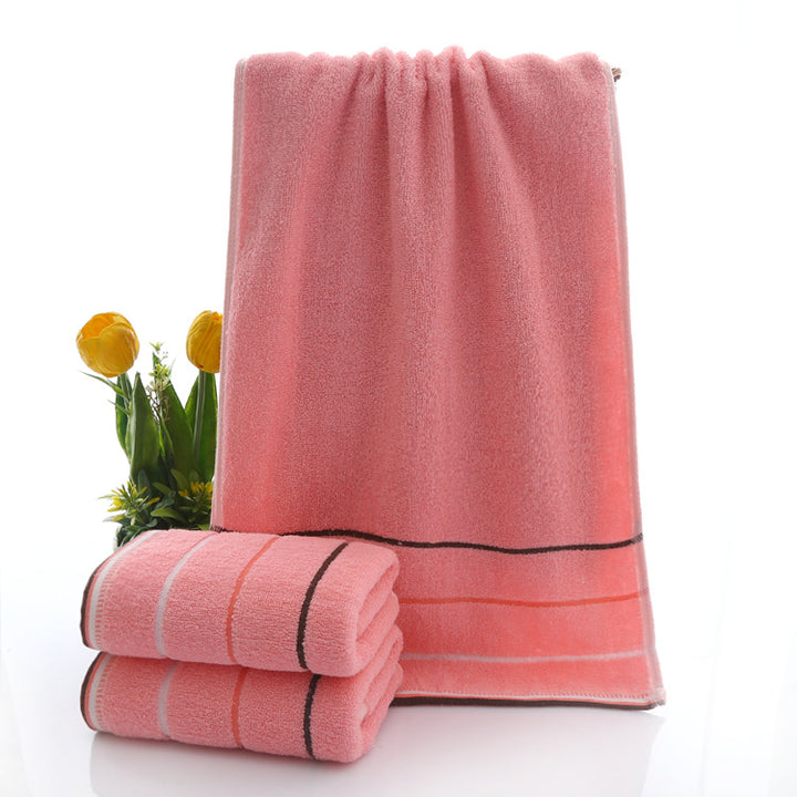 Luxury terry towel with modern check pattern Stornfield