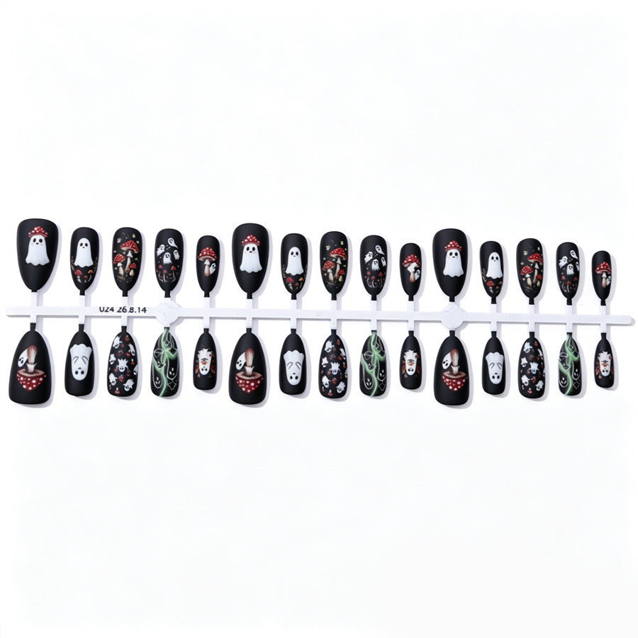 Creative Halloween Themed Press-On Nail Art Stornfield
