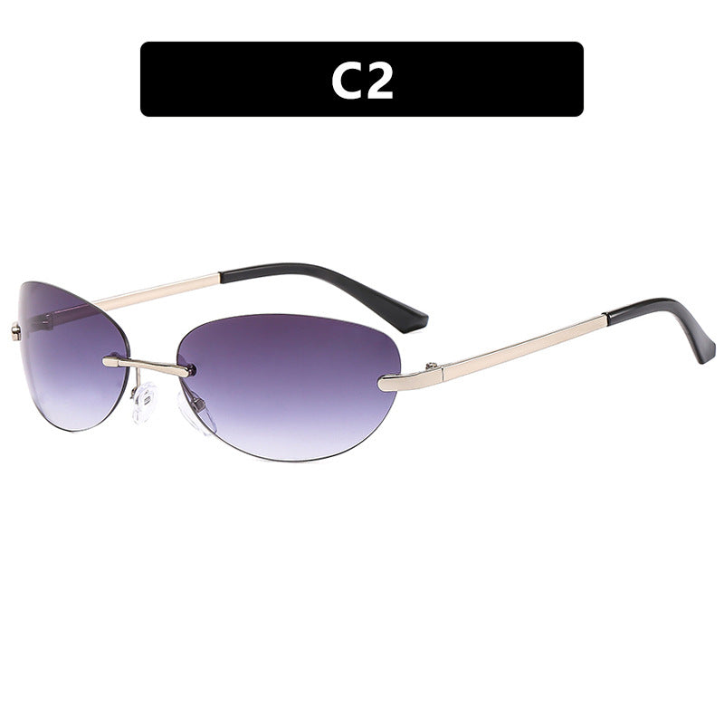 Women's Fashion Cat-Eye Sunglasses with Narrow Metal Frame and Polarized Lenses Stornfield