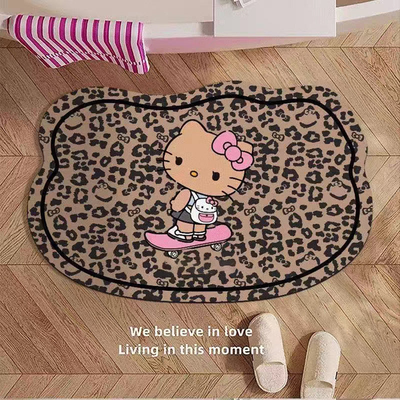 Hello Kitty Themed Plush Bath Mat