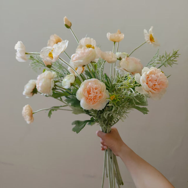 Lifelike Floral Bouquet Arrangement