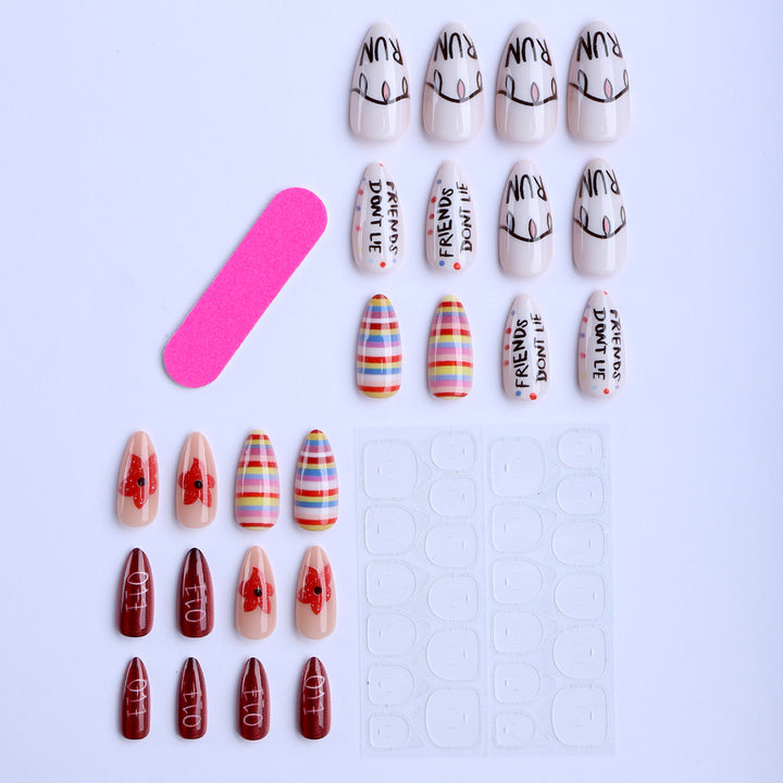 Creative Art Fingernails in Playful Design Stornfield