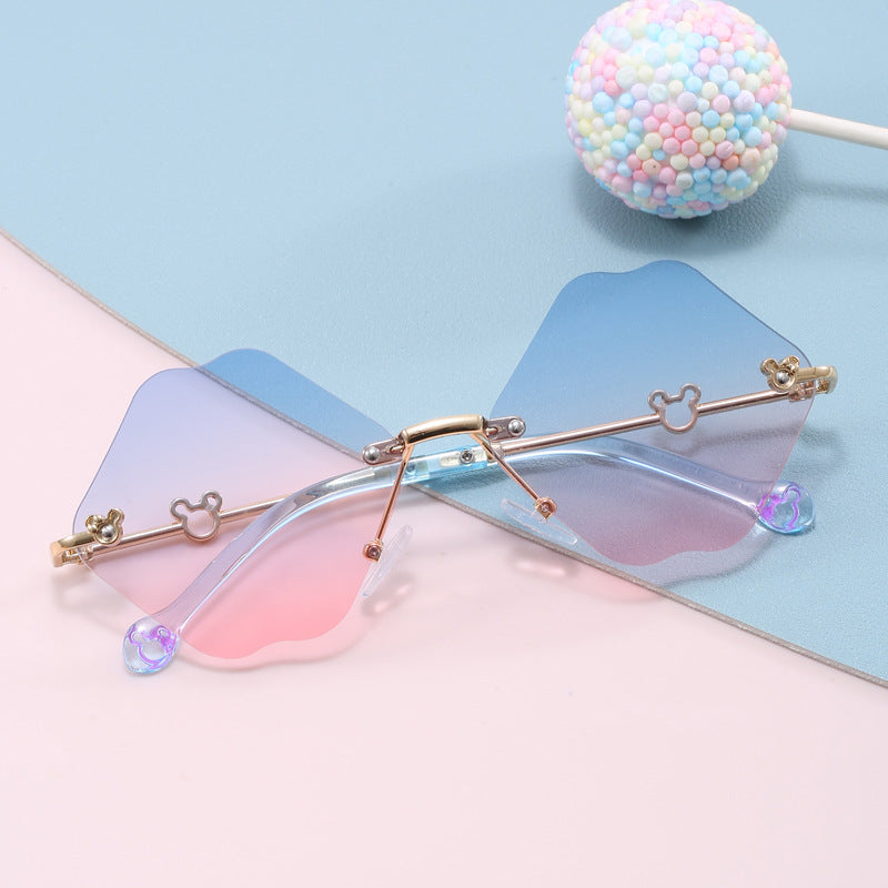 Ladies geometric oversized sunglasses with detailed, luxurious frame Stornfield