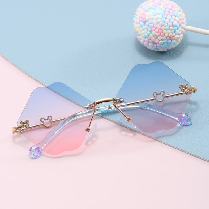 Ladies geometric oversized sunglasses with detailed, luxurious frame Stornfield