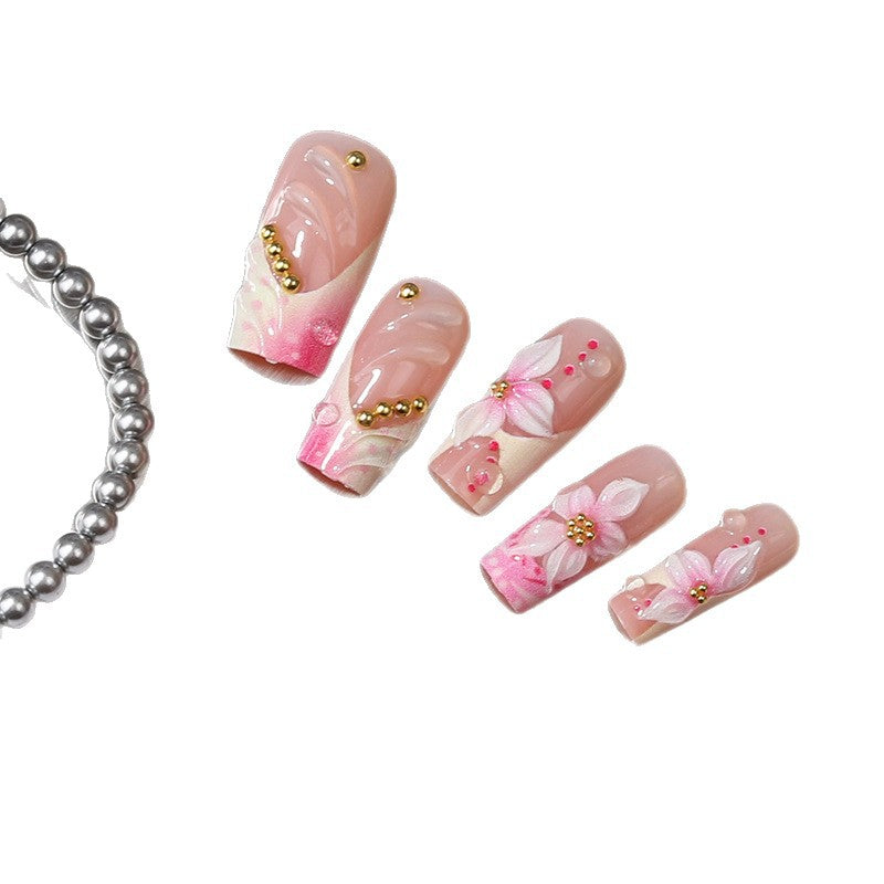 Floral Art Press-On Nail Tips Stornfield