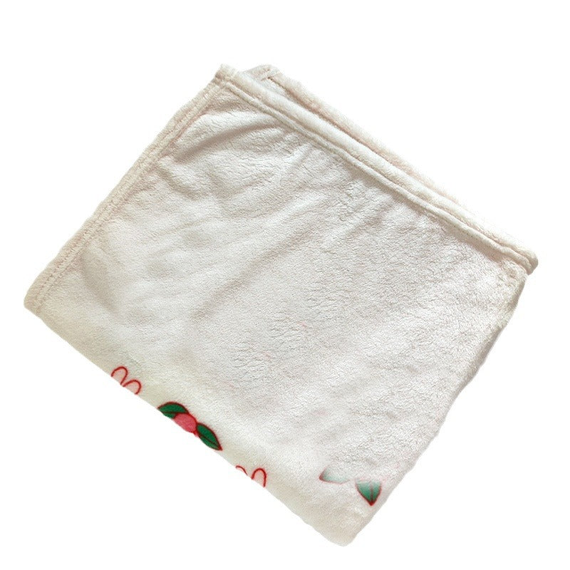 Women Cozy Microfiber Blanket with Cute Characters Stornfield