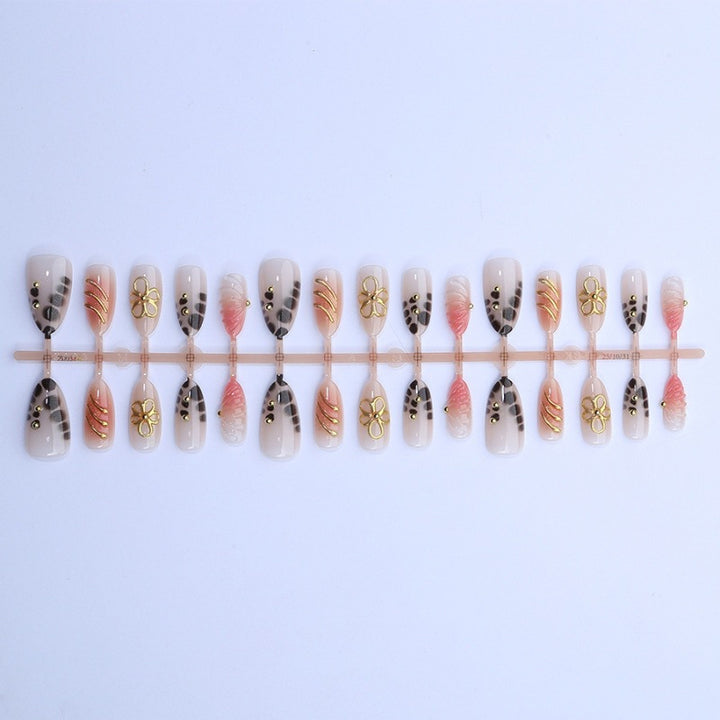 Elegant Press-On Nail Art Set Stornfield