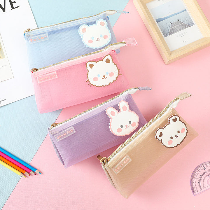 Cute Animal Themed Zipper Pouch