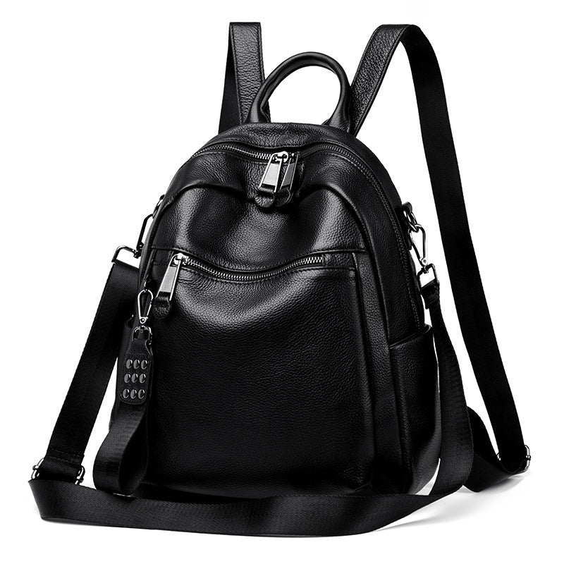 Versatile Multi-Functional Leather Backpack Stornfield