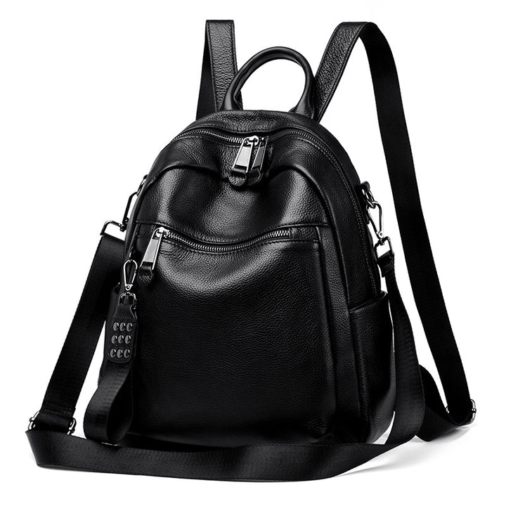 Versatile Multi-Functional Leather Backpack Stornfield