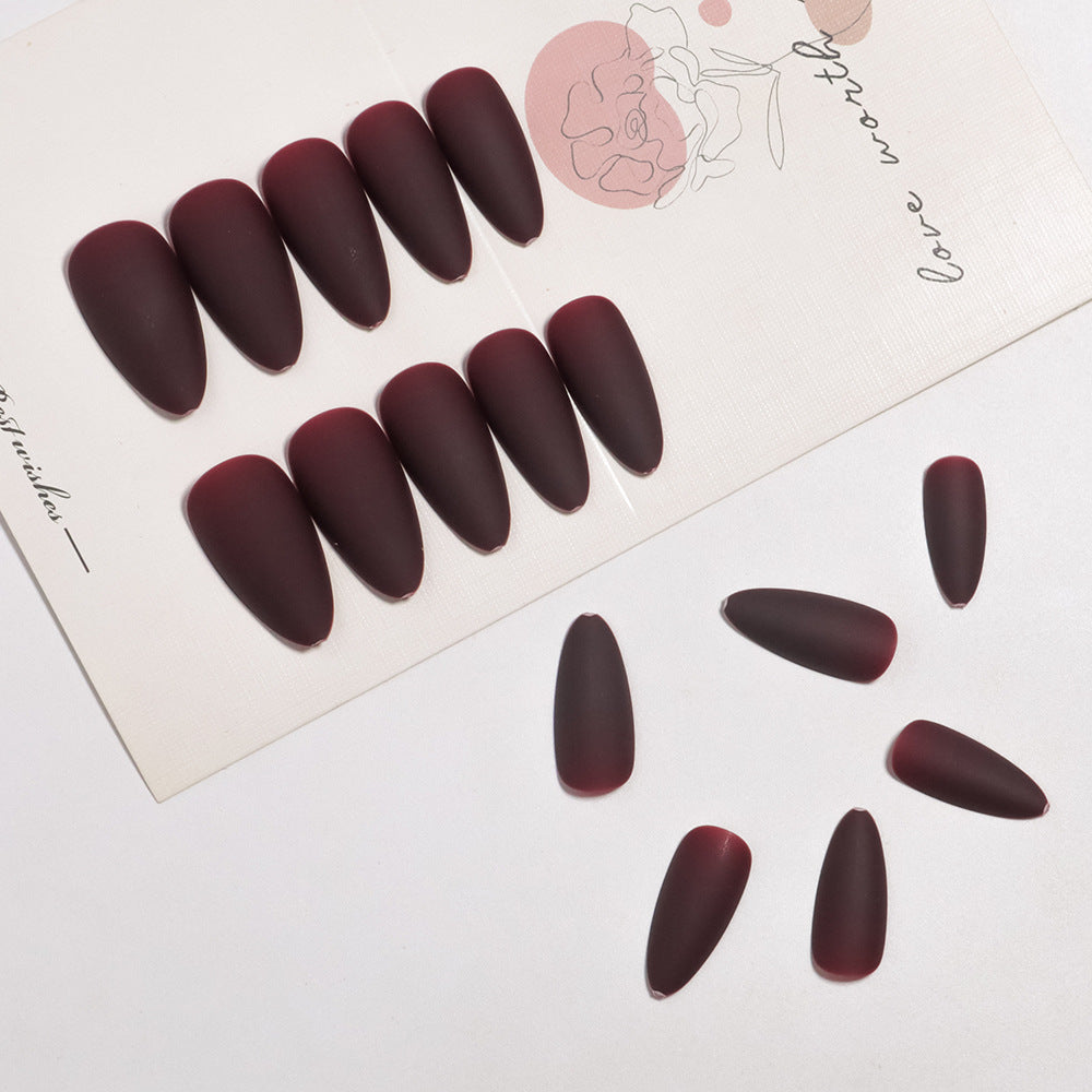 Matte Stiletto Press-On Nail Tips Stornfield