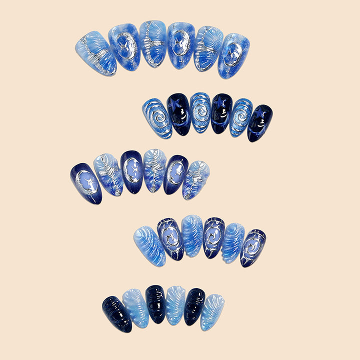 Artistic Galaxy Nail Tips Stornfield
