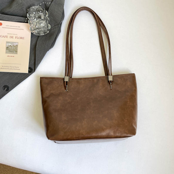 Versatile Everyday Vegan Leather Tote