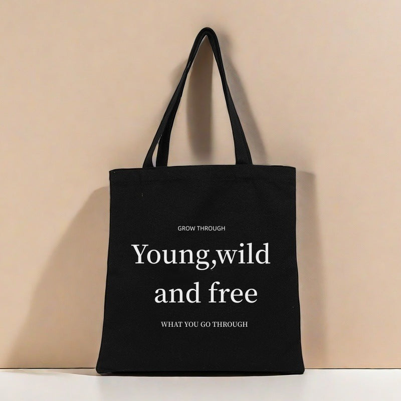 Motivational Canvas Tote Bag Stornfield