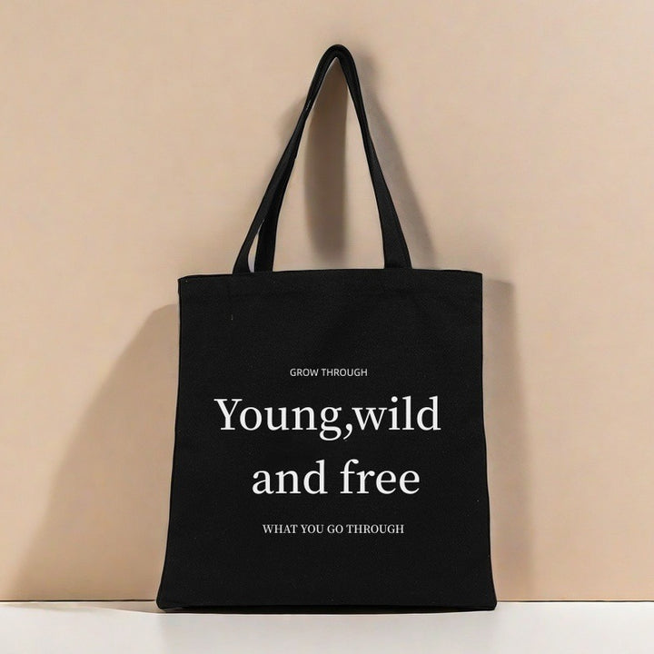 Motivational Canvas Tote Bag Stornfield