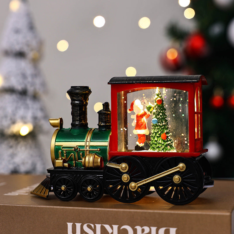 Illuminated Christmas train decoration Stornfield