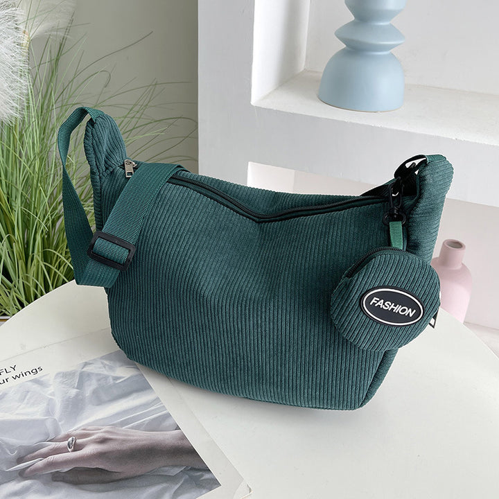 Casual Corduroy Crossbody Bag Stornfield