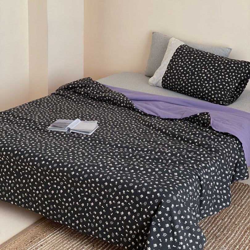 Playful Canine-Print Brushed Microfiber Duvet Cover Set with Smooth Grey Reverse and Envelope Pillowcase