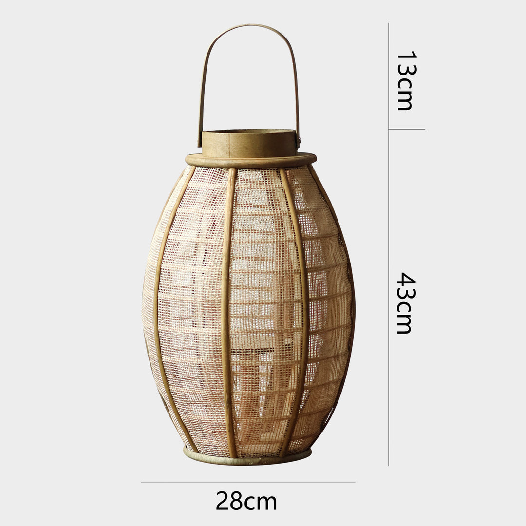 Handcrafted lantern made of natural materials Stornfield