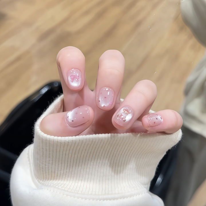 Artificial Nail Art Tips with Romantic Designs Stornfield
