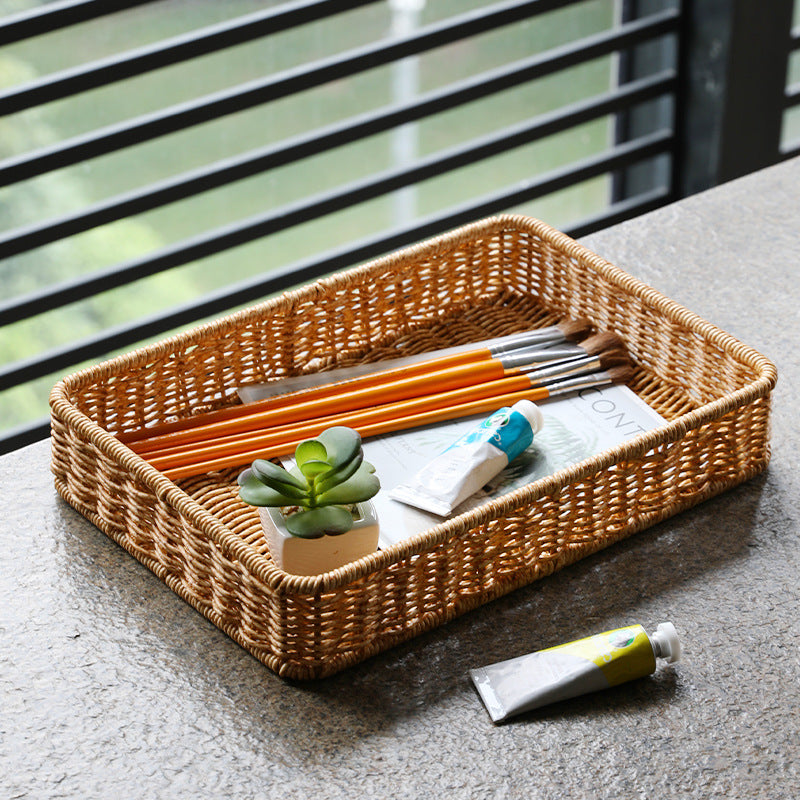 Handwoven Decorative Storage Tray Stornfield