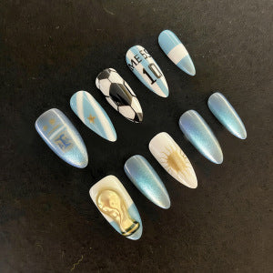 Creative nail art set with football theme Stornfield